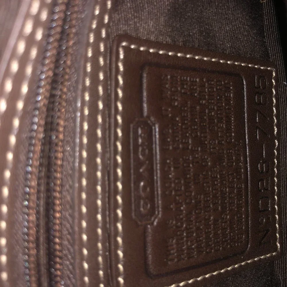 Coach Leather Satchel Shoulder Bag or Wristlet - convertible - Picture 8 of 15